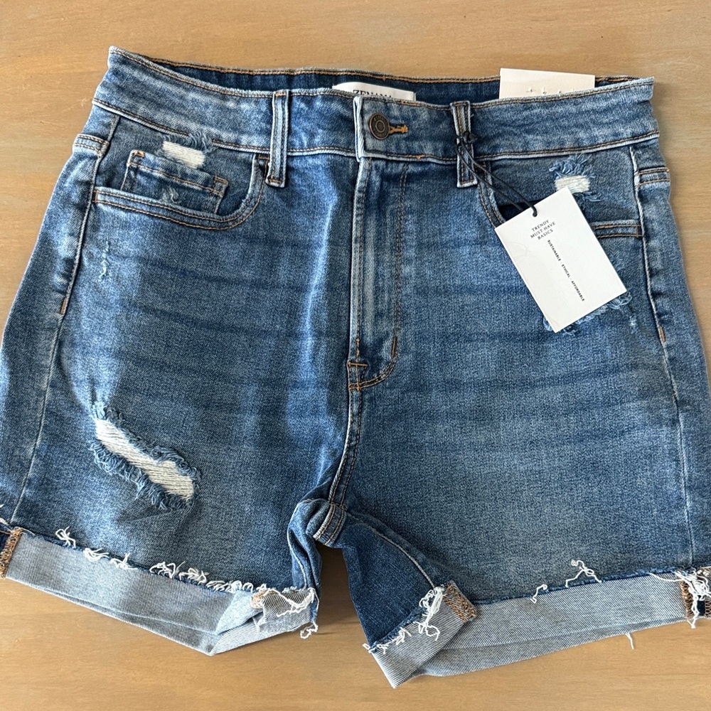Denim Distressed Women Jean Shorts